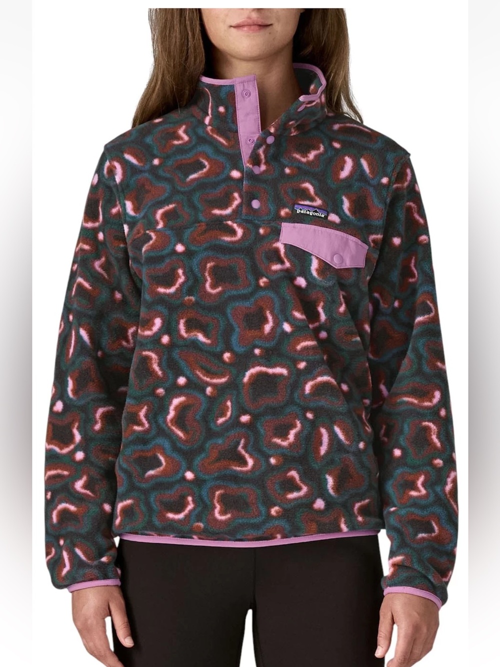 NWT Patagonia Synchilla Snap-T Fleece S Soft Spirea / Dried Vanilla Sweatshirt